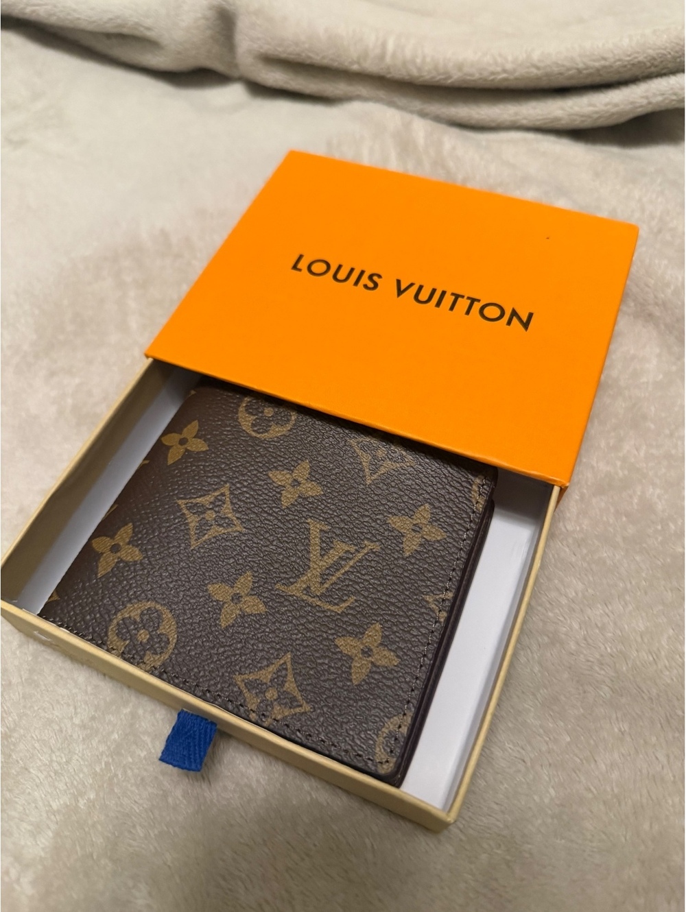 Louis Vuitton Monogram Canvas Men's Wallet with Box